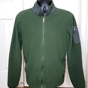 Marmot Fleece Jacket Size Large Green